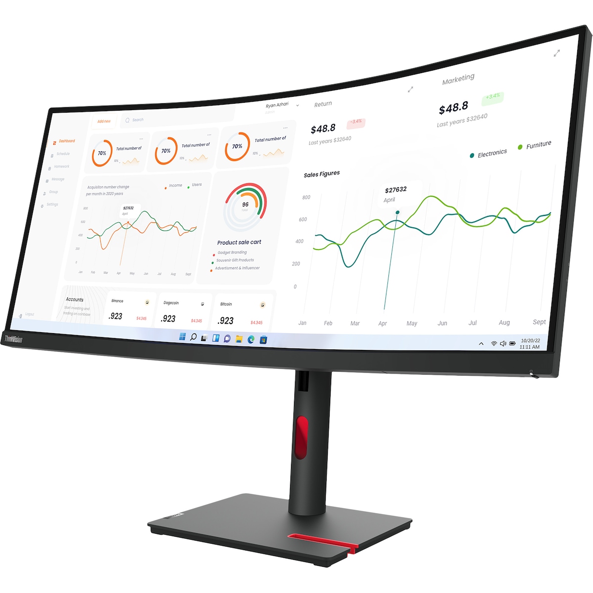 Lenovo ThinkVision T34w-30 34