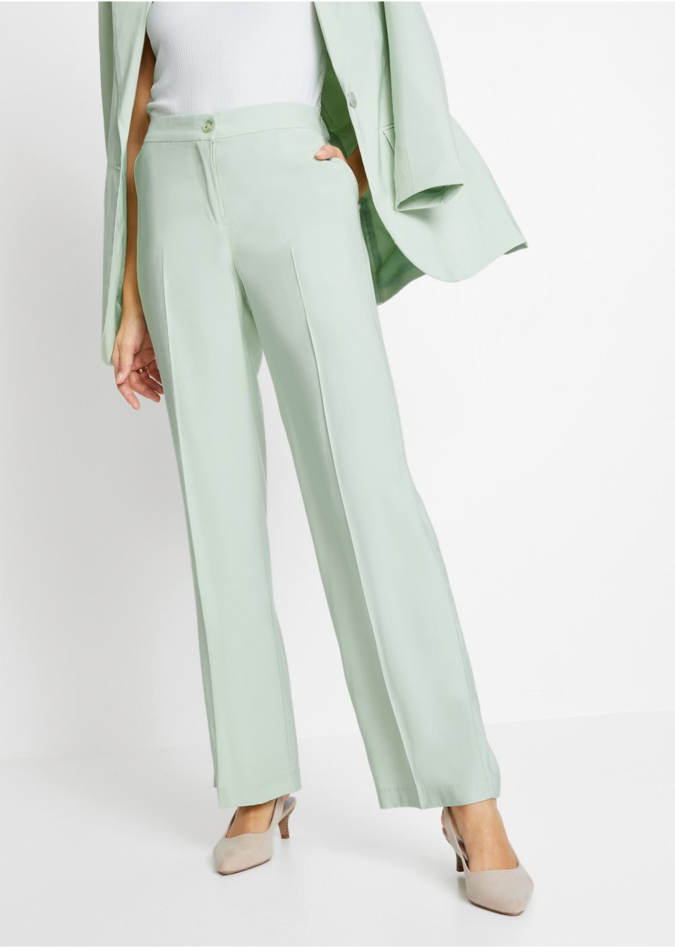 Pantalon à jambes larges