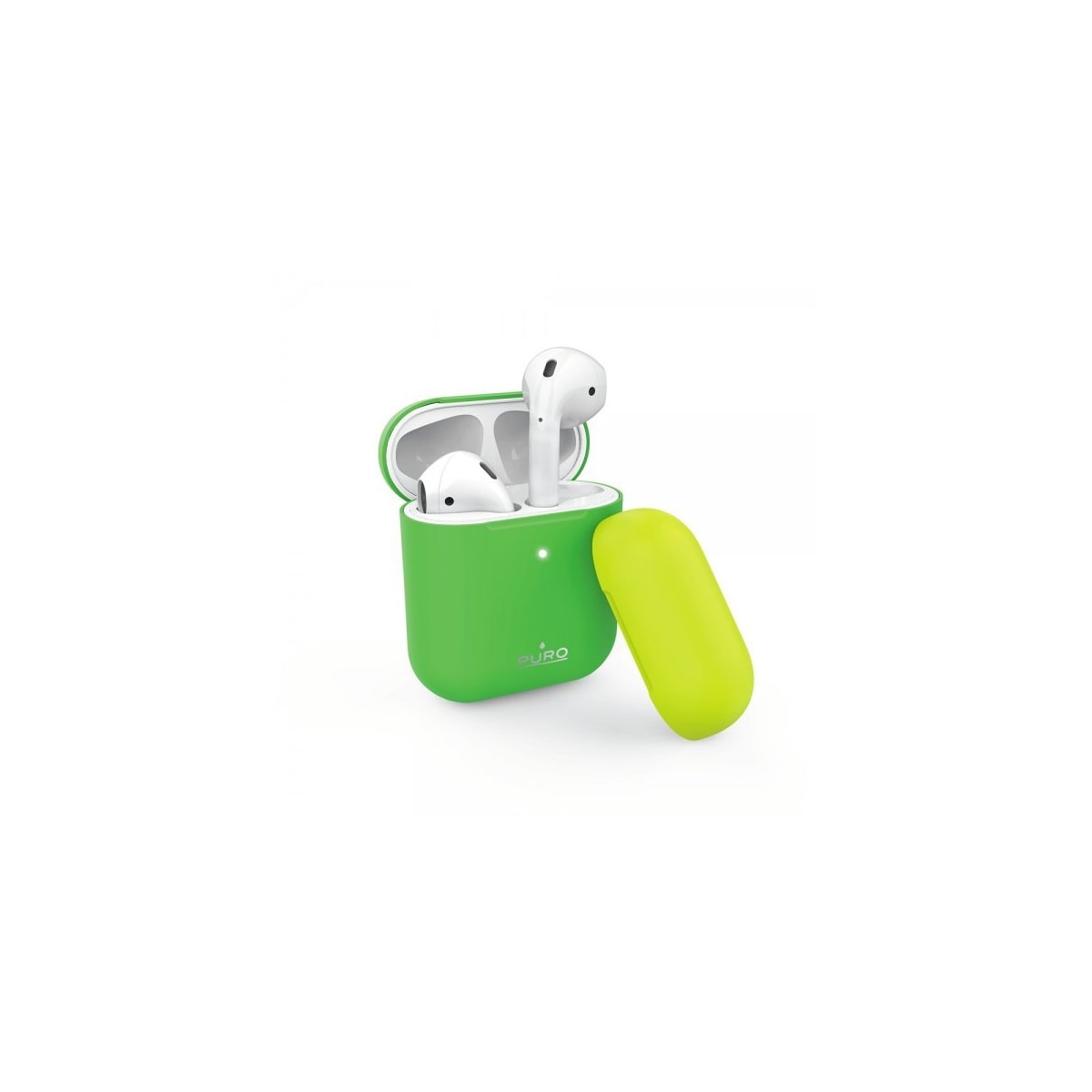 Puro AirPods 1/2 Deksel Icon Grønn