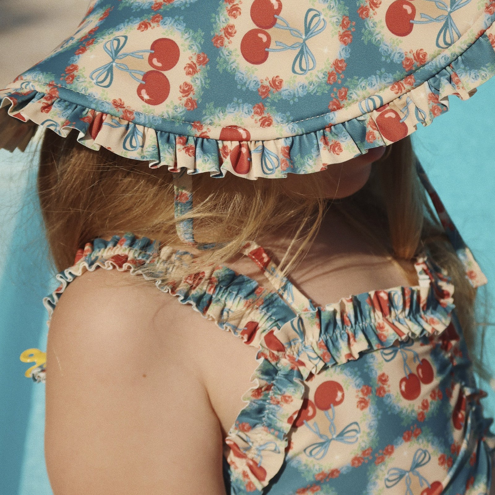 Bikini Maya Cherry Bow Blue
