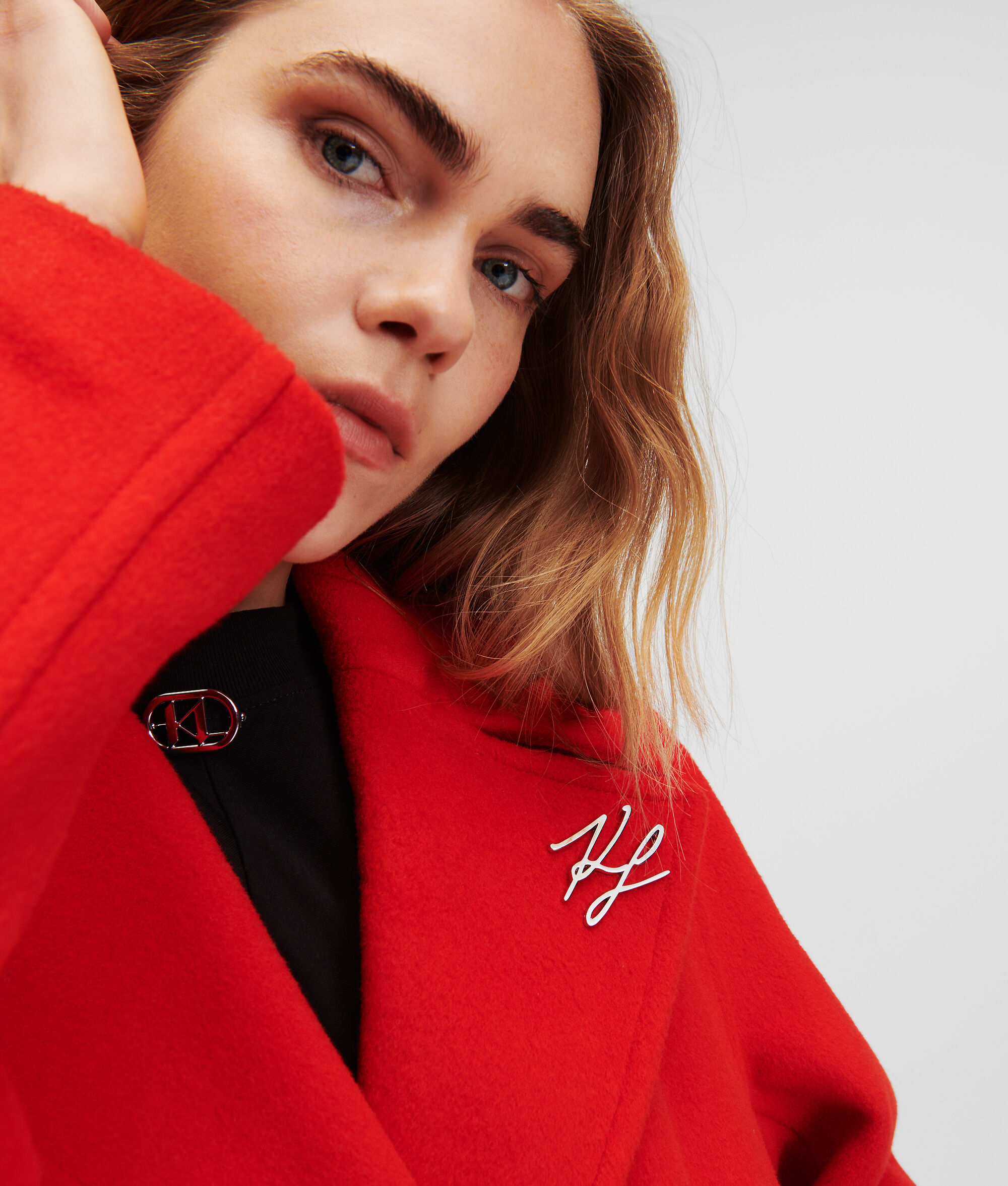 MANTEAU EN LAINE À DOUBLE BOUTONNAGE
