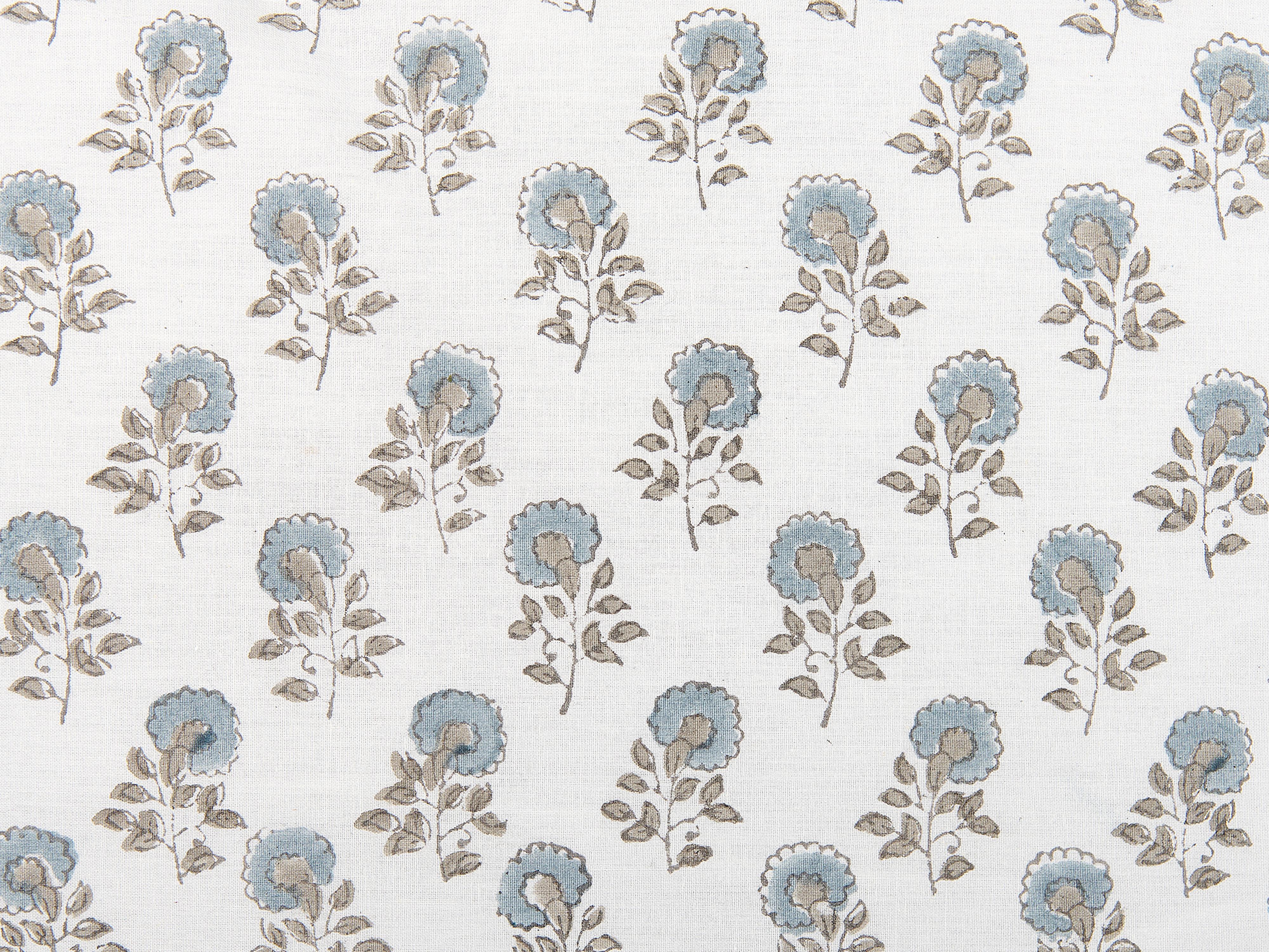 Sierkussen PALLIDA Katoen 45 x 45 cm Blauw bloempatroon