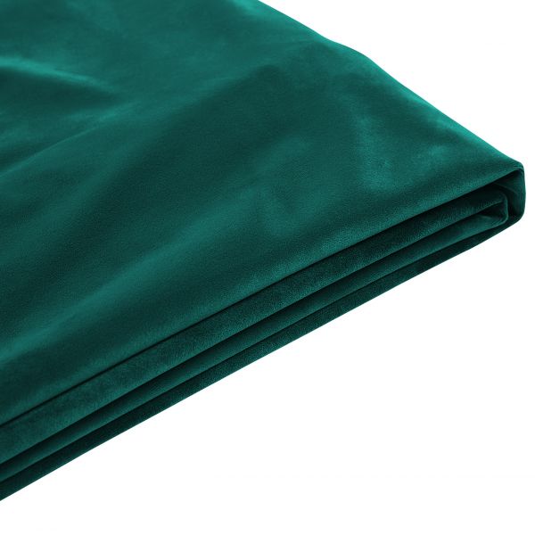 Beliani Capa de Estrutura de Cama Fitou de Veludo Verde 190x214x75
