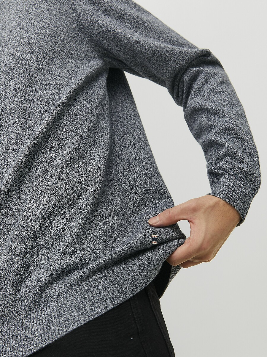 JACK & JONES<br>Suéter em malha fina com gola redonda