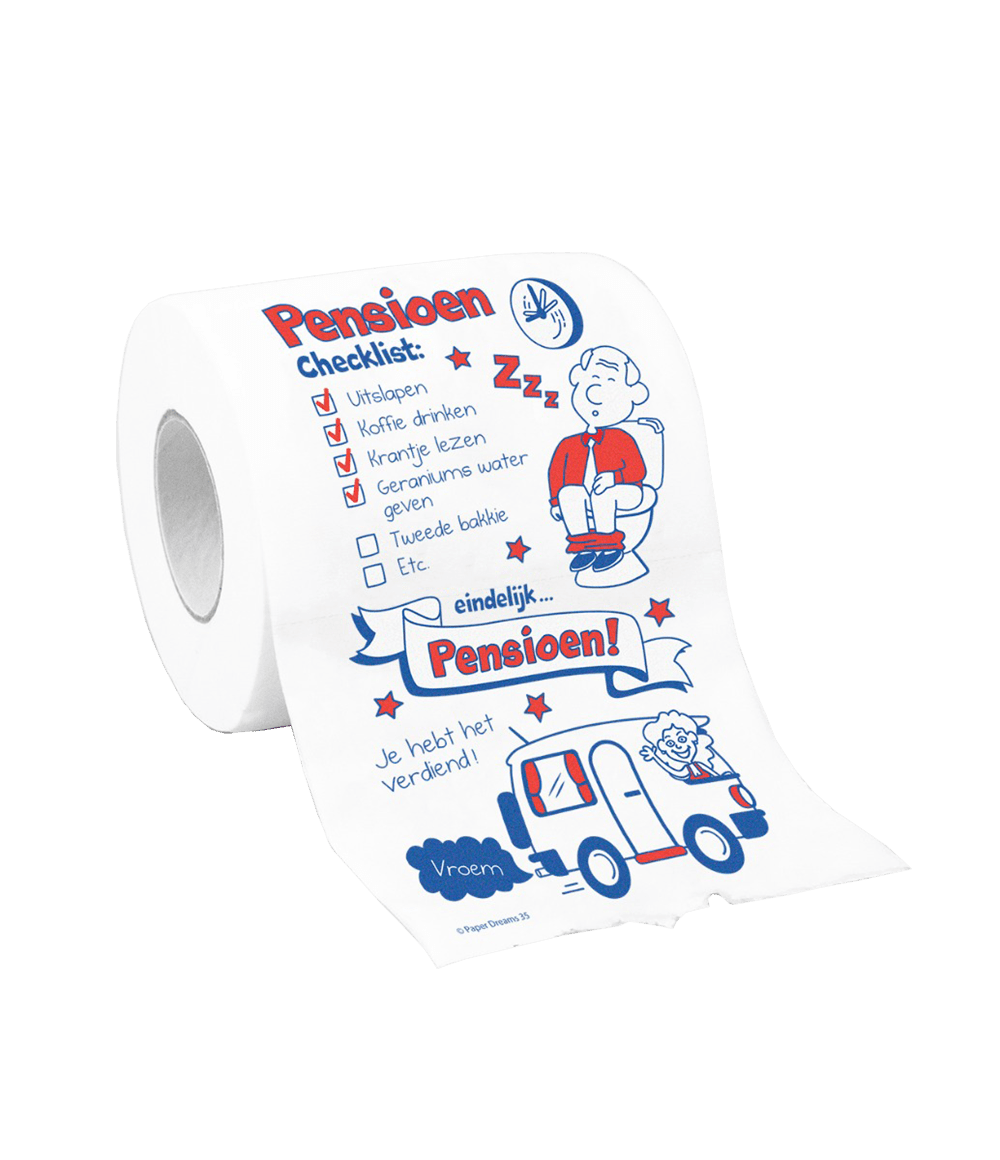 Toiletpapier Pensioen