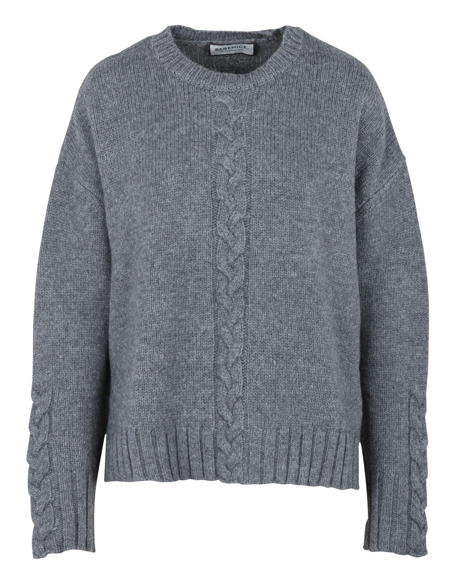 ADRIAN - Pull col rond en laine | Noir