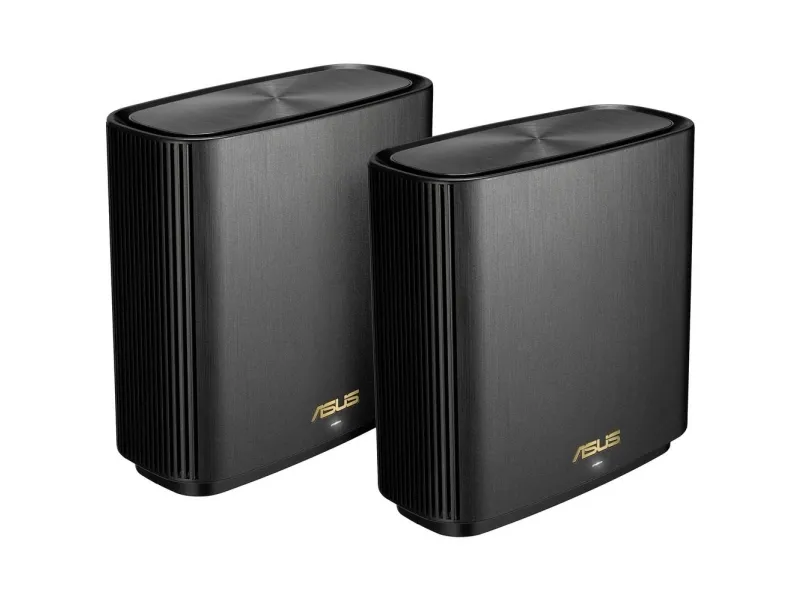 ASUS ZenWiFi XT9 - Wi-Fi-system - (2 routere) - op til 5700 sq.ft - mesh 1GbE, 2.5GbE - Wi-Fi 6 - Tri-Band