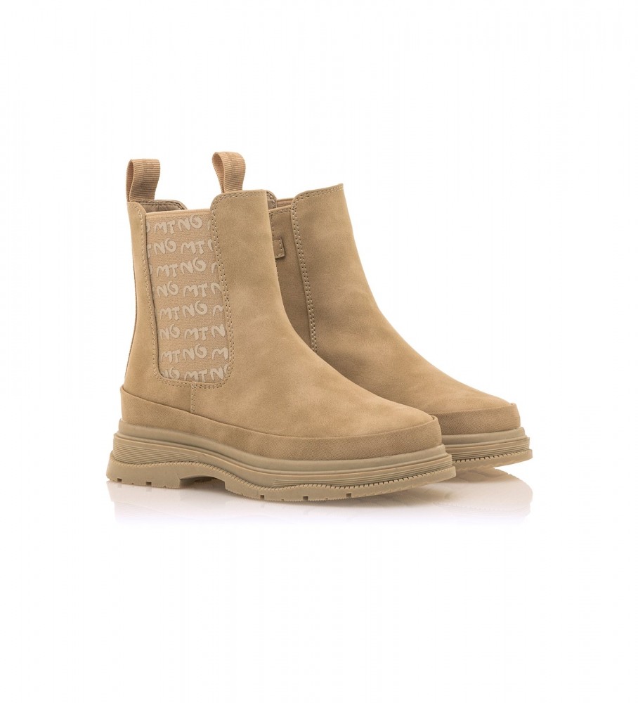 Botas de cano curto Mustang Kids Future bege
