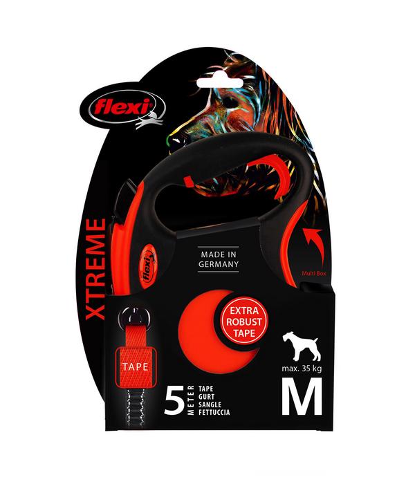 flexi® Hundeleine Gurt-Leine XTREME, Medium,