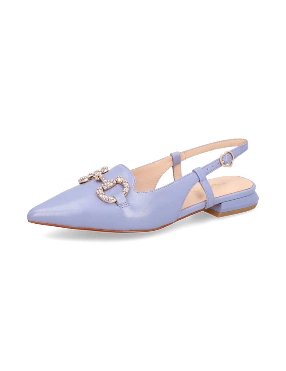 Glattleder Slingpumps