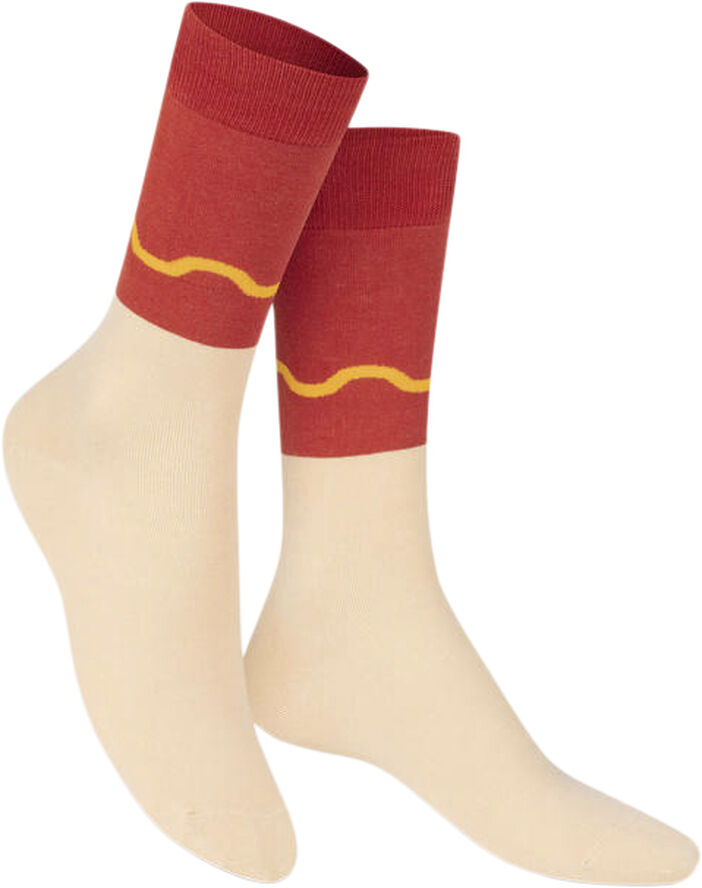 Eat My Socks Strømper - Hot Dog Multi