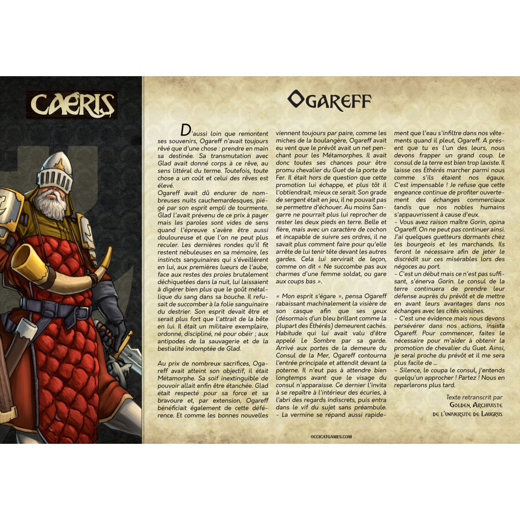 Caeris : Starter La Lune Rouge