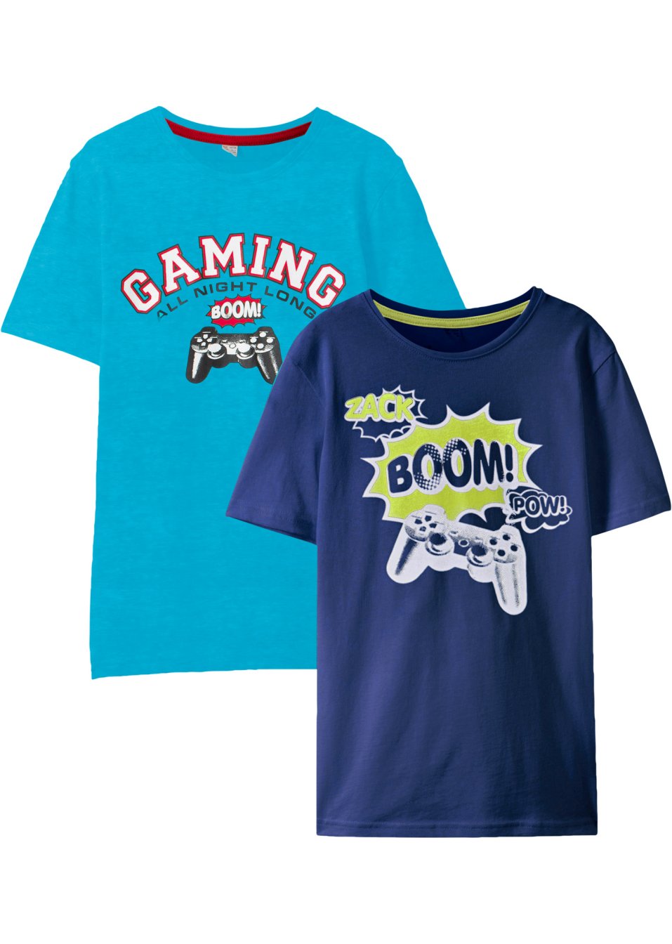 Lot de 2 T-shirts garçon en coton