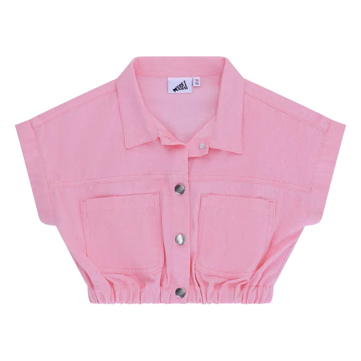 Cos I Said So Veste Sans Manches Boxy | Rose