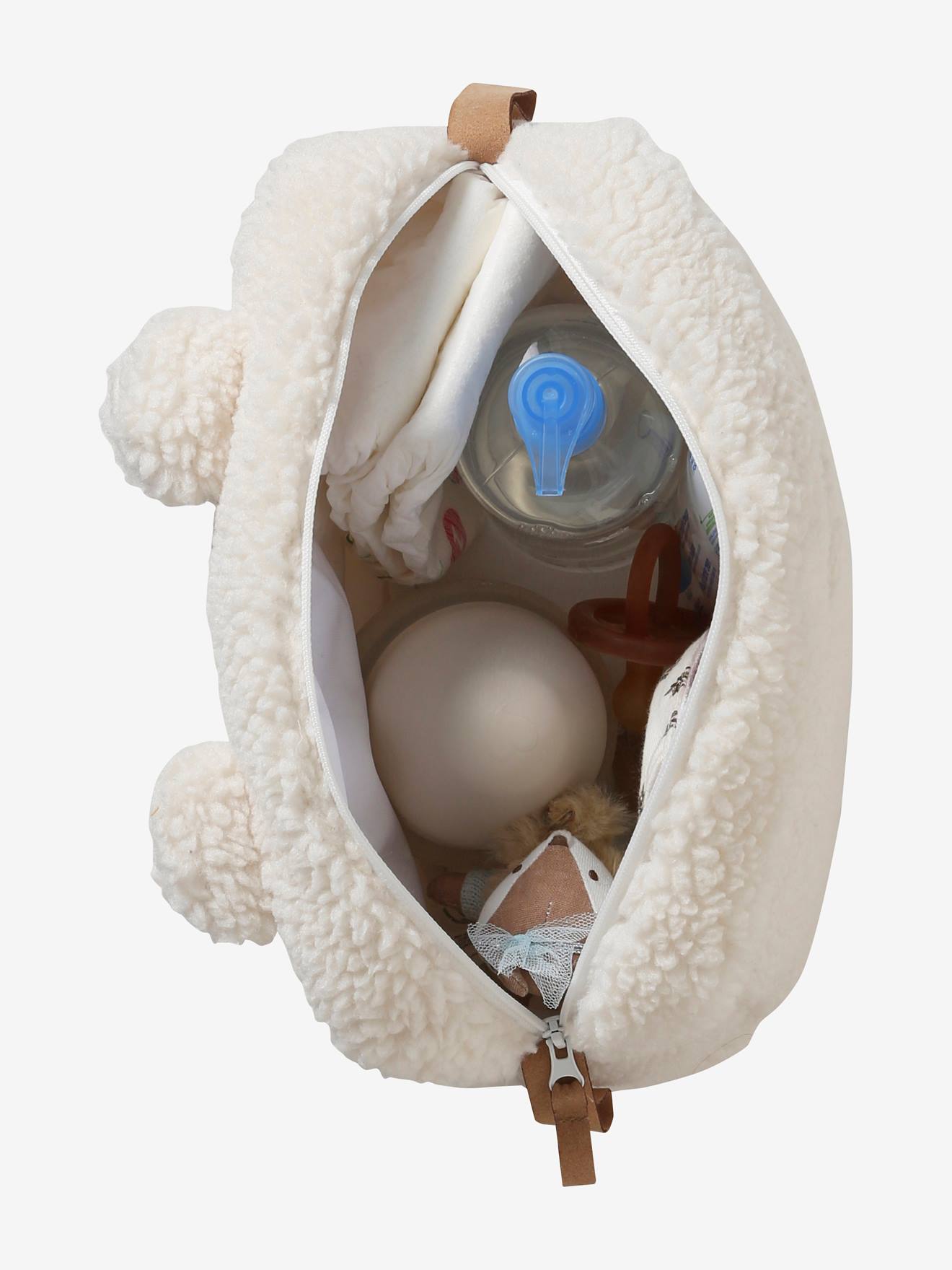 Nécessaire de viagem Sherpa Little Bear Nomad branca clara lisa