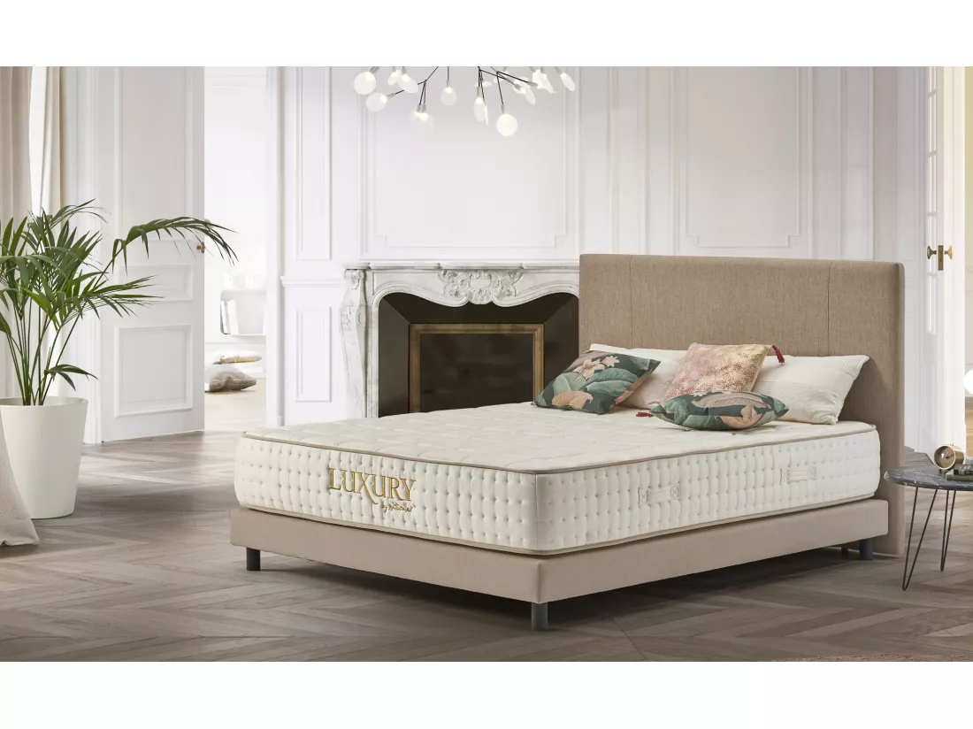 Naturalex - Luxury à ressorts ensachés 140x200 cm - Épais 30 cm - Visco Thermorégulateur - Tissu Premium - Confort - Haute Qualité - Respirabilité optimale