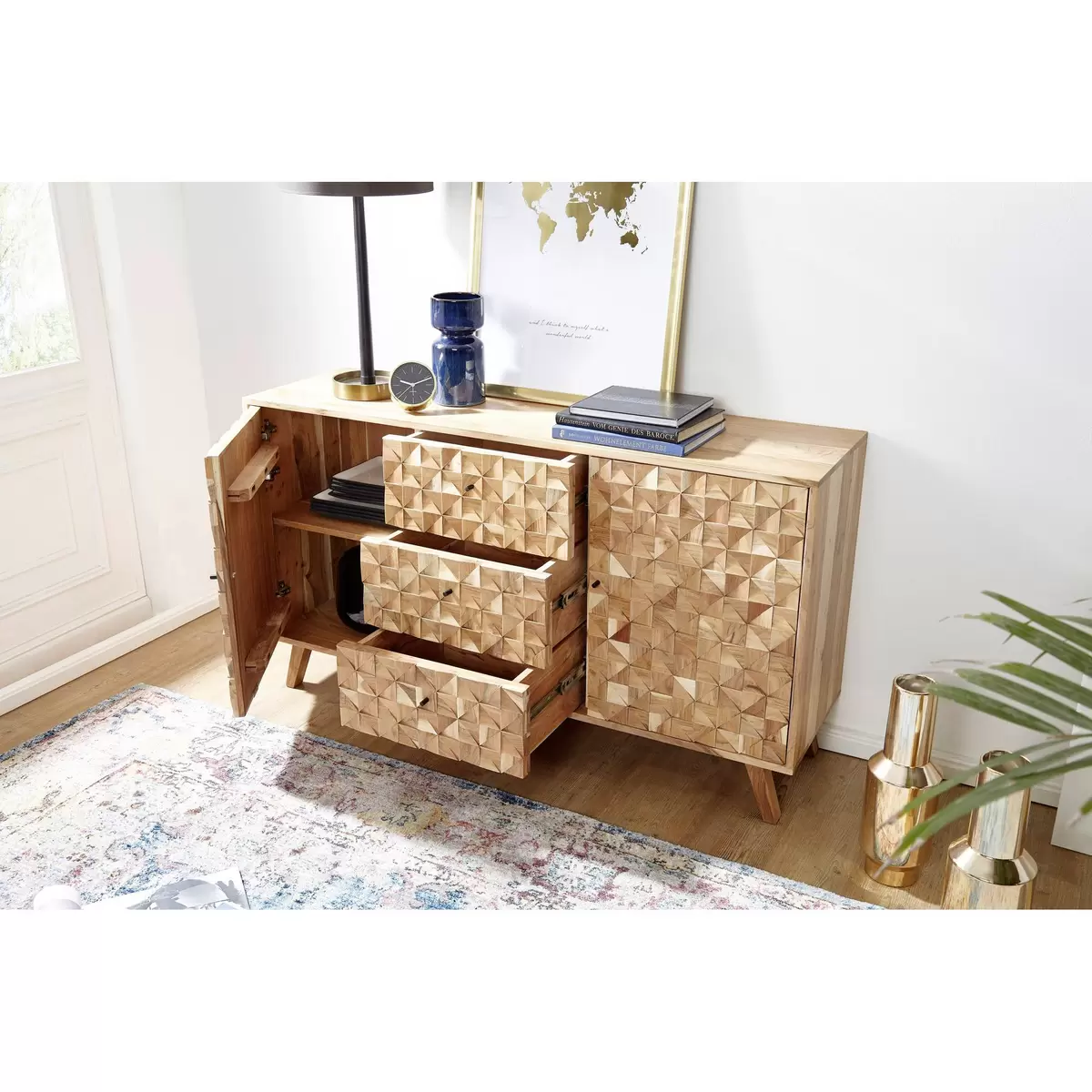 Sideboard Cascais Braun