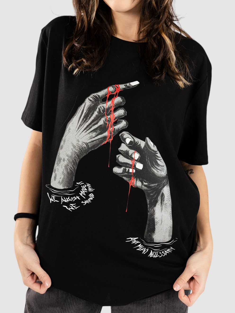 Any Means Necessary Should Have Made It T-Shirt black