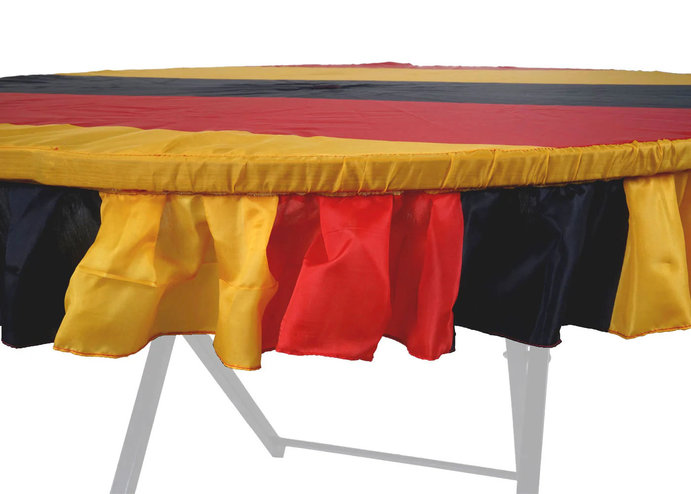 Tischdecke MCW-D18, Biergartentisch-Husse Tischhusse, Deutschland WM EM Ø115cm