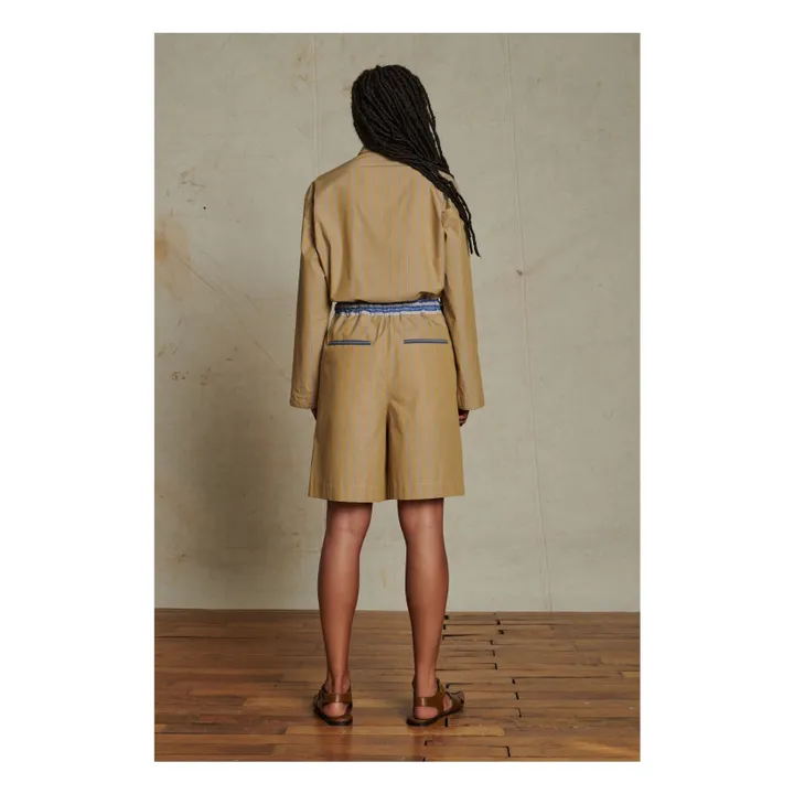 Soeur Bermuda Acapulco Rayures | Beige