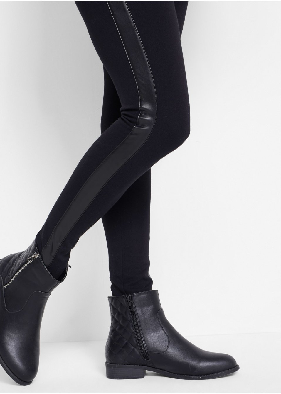 Legging de grossesse en Punto di Roma avec empiècement