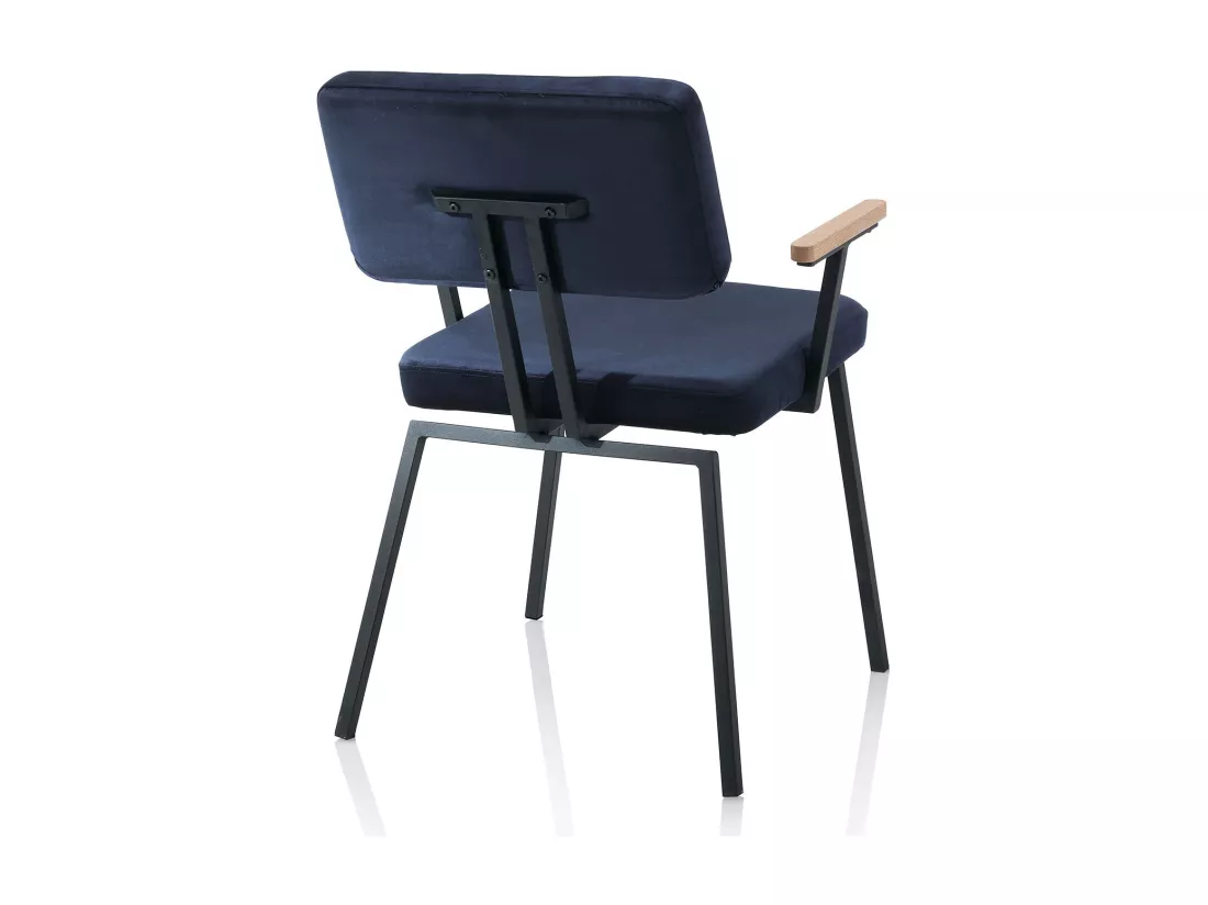Set de 2 Chaises ESTER bleu