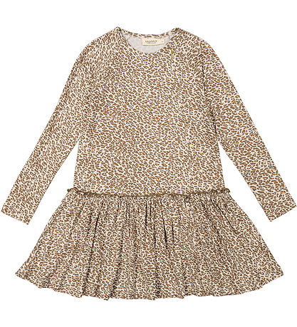 MarMar Kleid - Viskose - Debbie - Forest Brown Leo