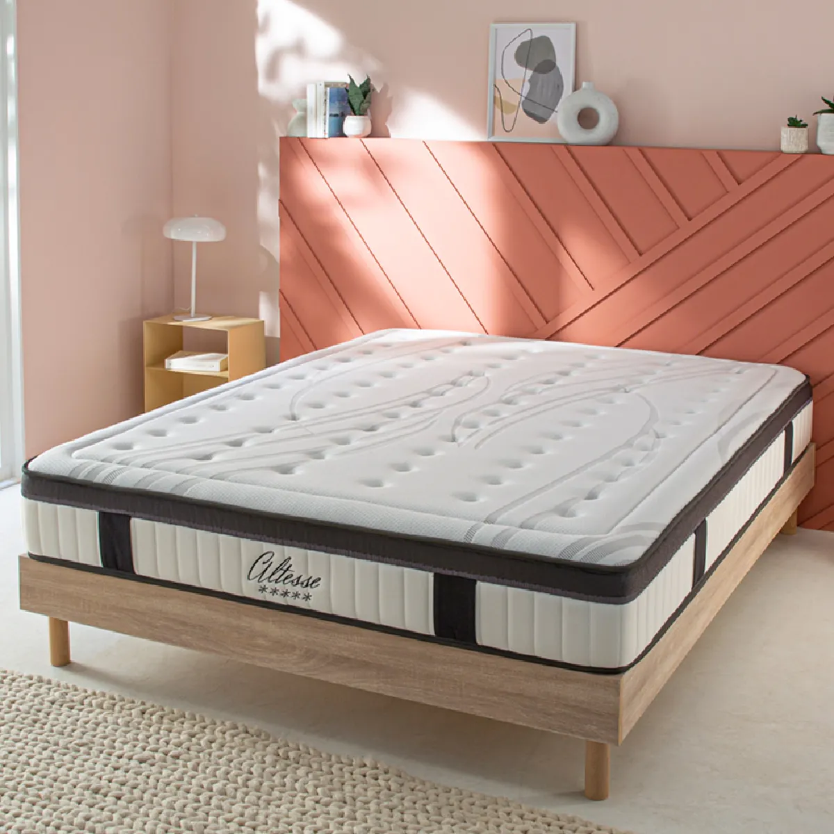 Maison Aubertin Matelas Mémoire ALTESSE + Sommier 160x200