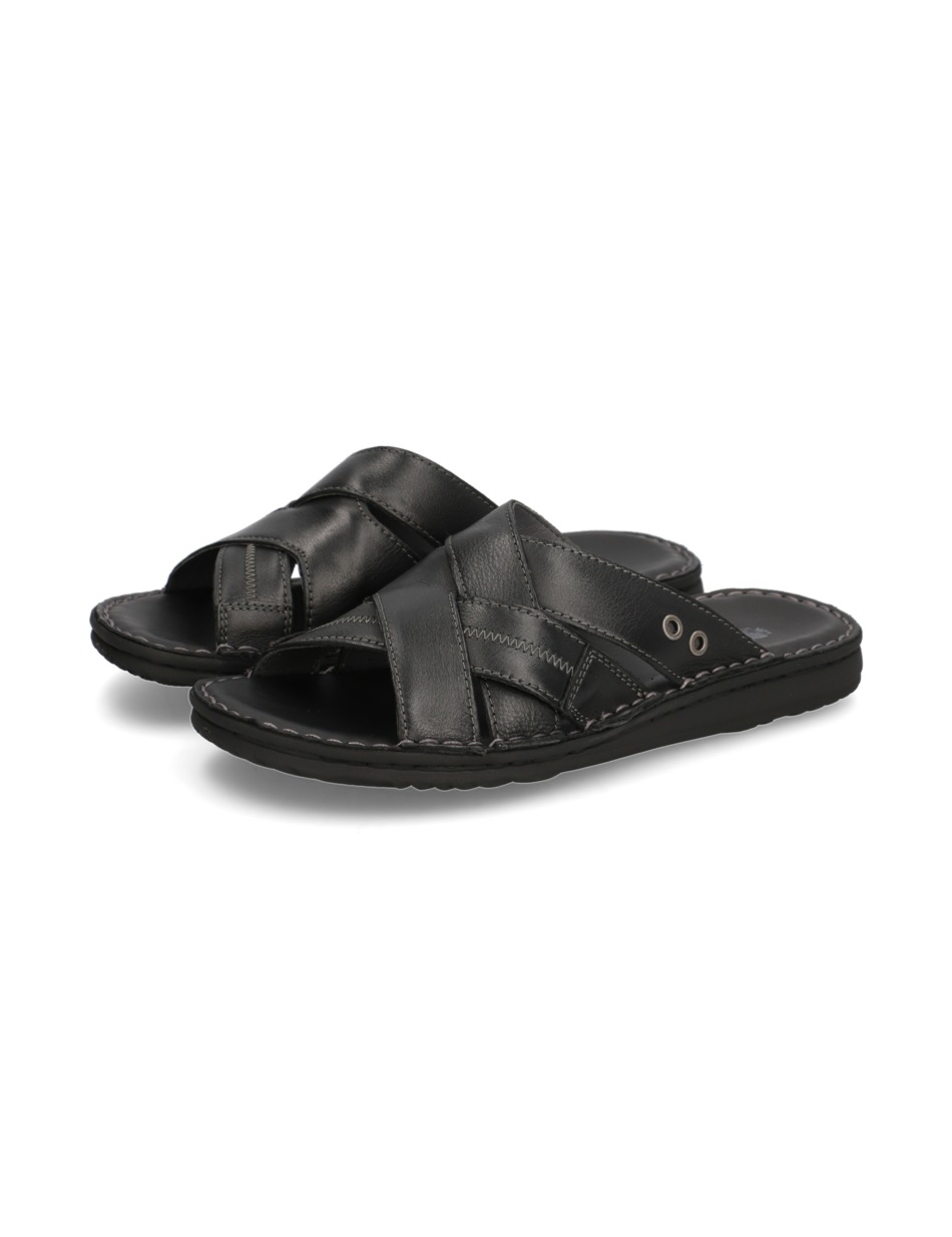 Glattleder Pantoffel