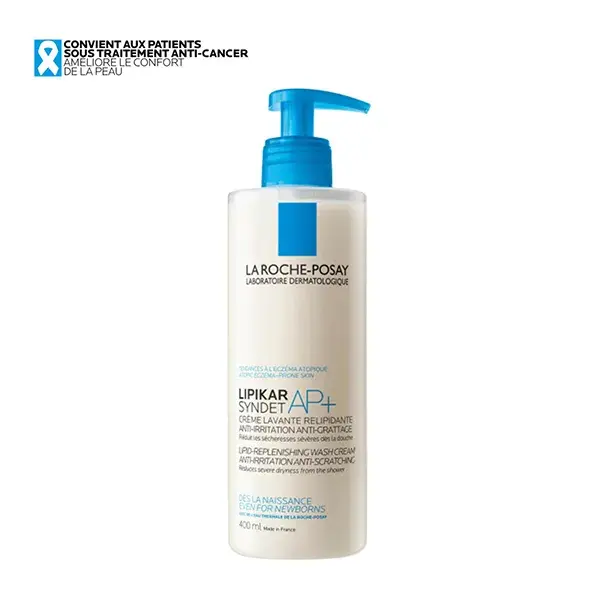 La Roche Posay Lipikar Syndet AP+ Creme de Limpeza Repositor de Lipídios 400ml