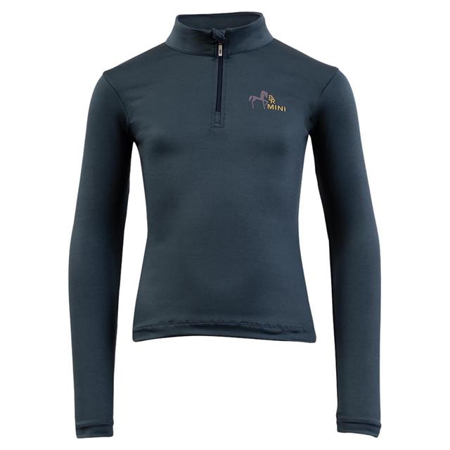 Trainingsshirt BR Mini Zip-Up Kids Donkerblauw