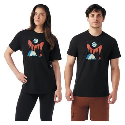 T-Shirt Unisexe Smartwool Night Camp Noir