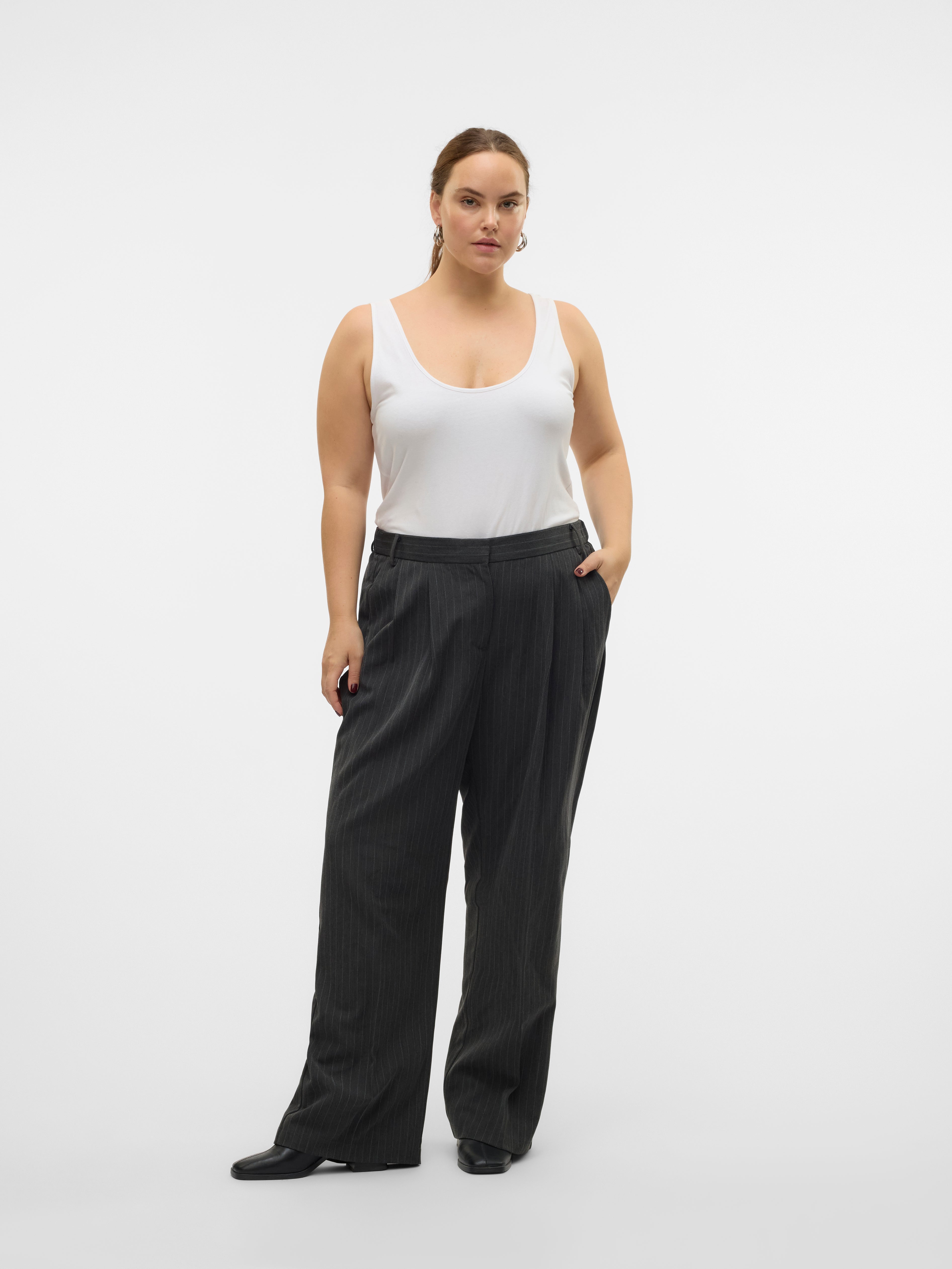 VMCSILJE Mid waist Broek