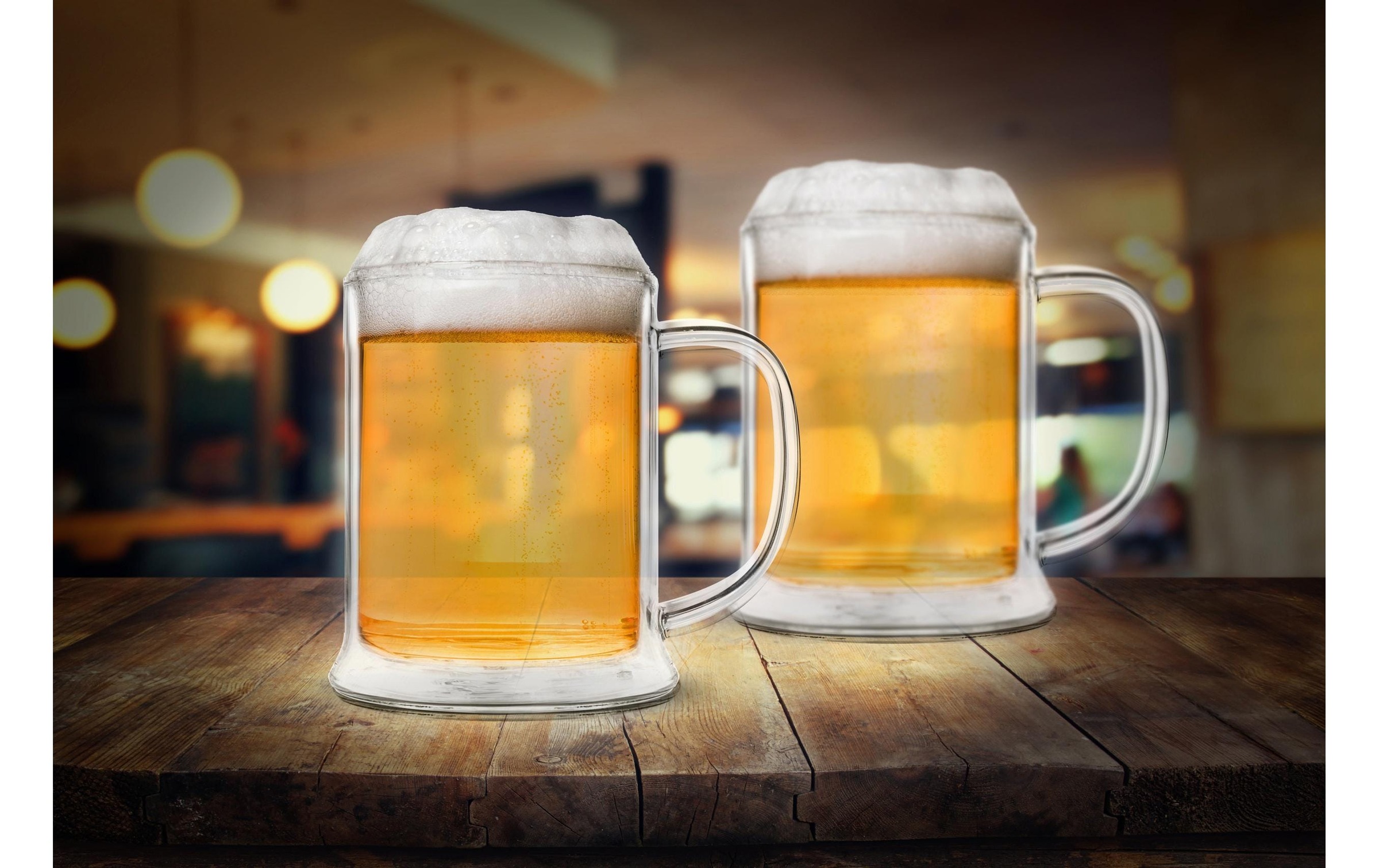 Creano Bierglas »500 ml, 1 Stück, Transparent«
