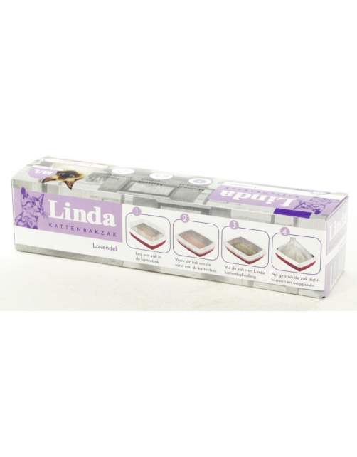 Linda Kattenbakzak Lavendel - Kattenbakaccessoires