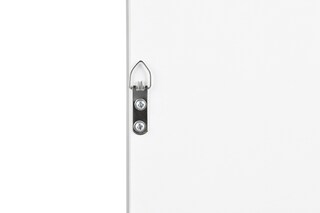 Wandspiegel ELENOR 34 x 45 cm grau/goldfarbig
