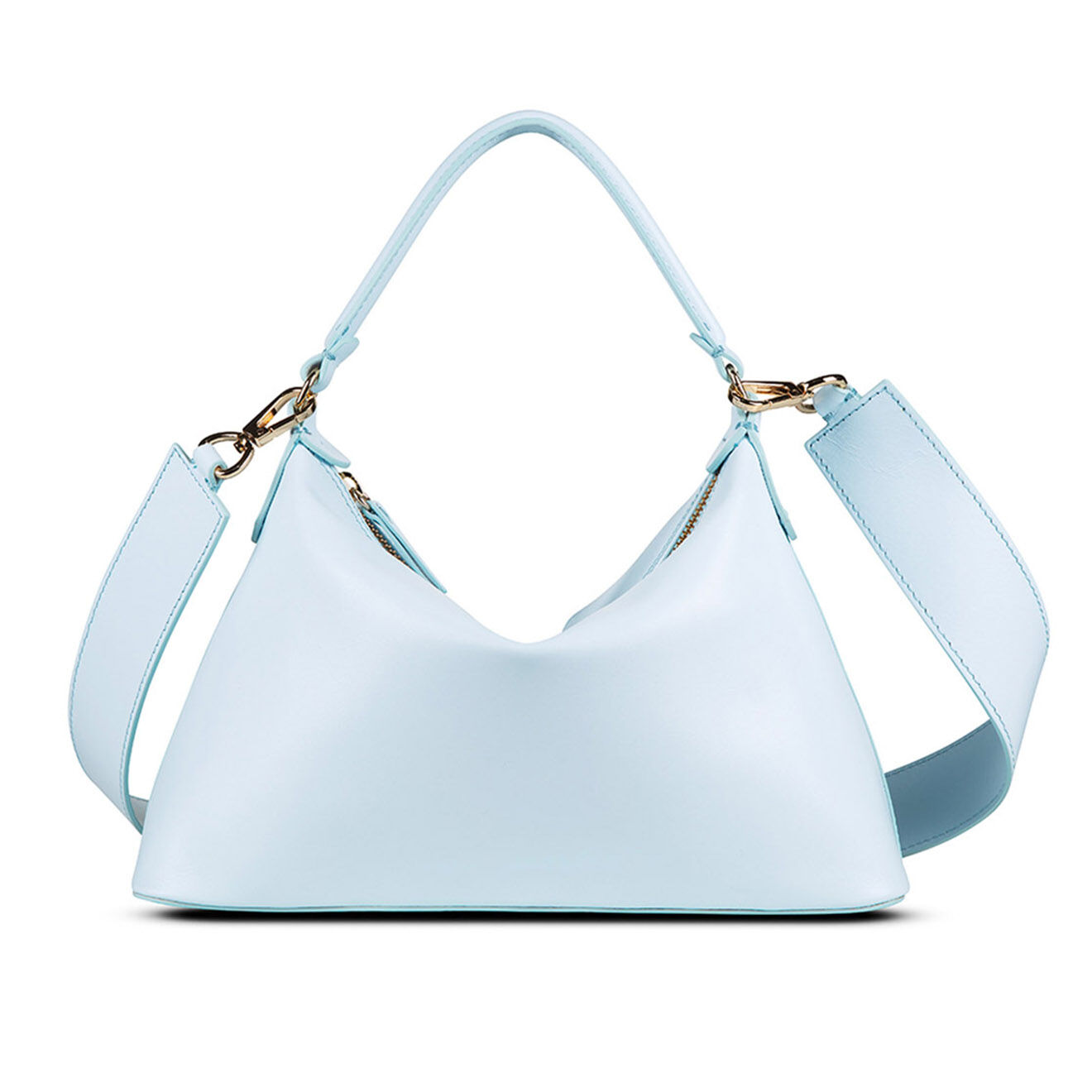 Leonie Hanne x Liu-Jo Sac à main en Cuir Hobo Leonie Hanne X Liu Jo bleu ciel - 26x17x10 cm