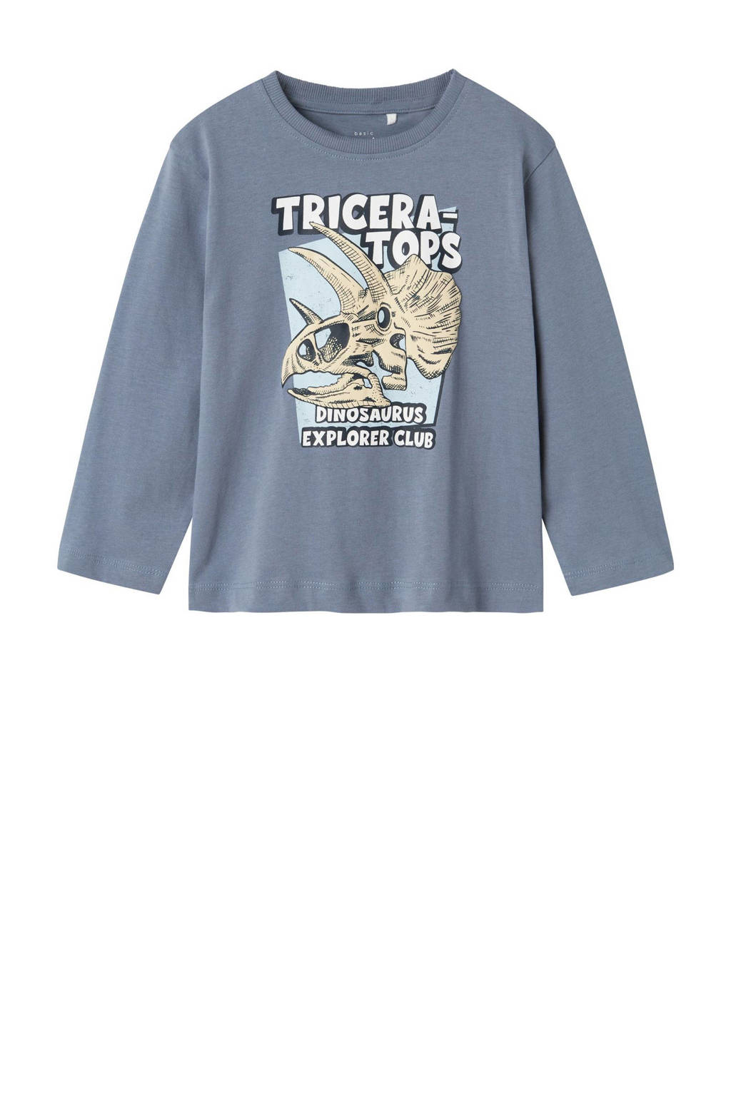 NAME IT longsleeve NMMVICTOR met printopdruk lichtblauw