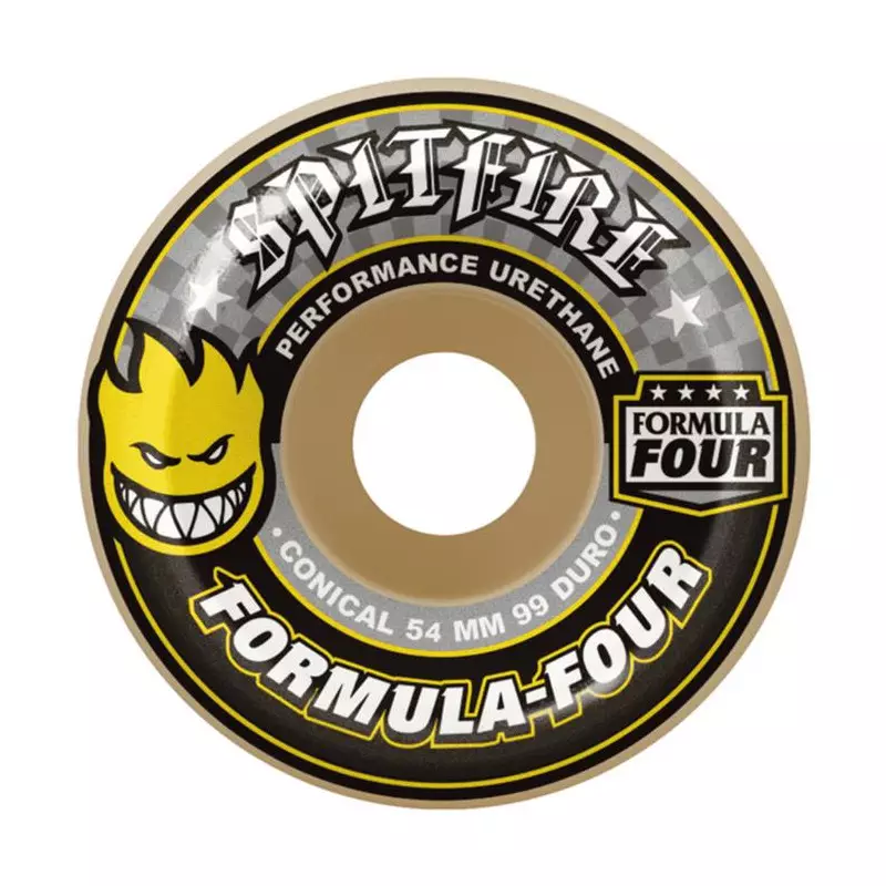Roues skate SPITFIRE (x4) F4 Concl Print Blanc 99D 54mm