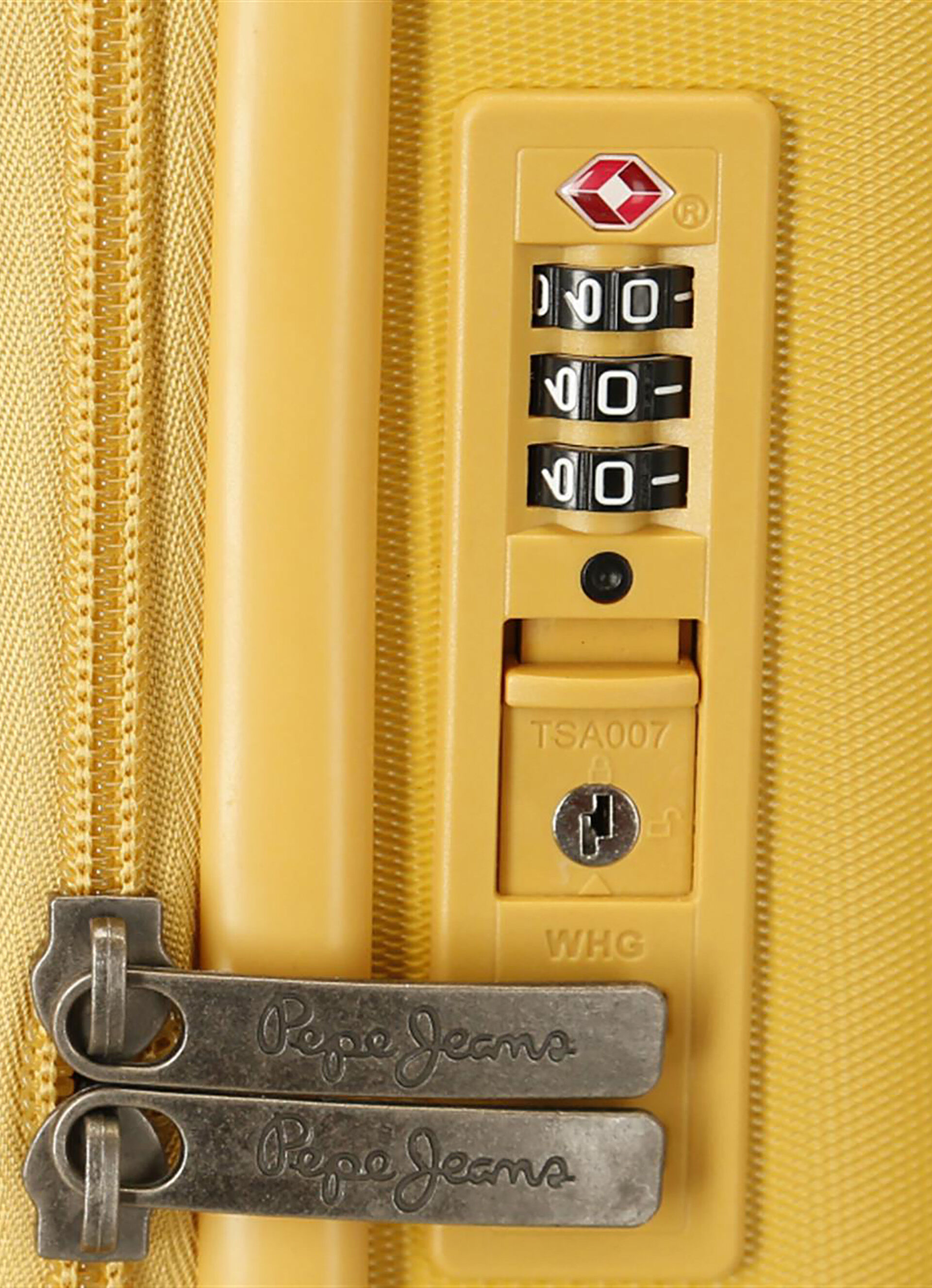 Mala de viagem de 55 cm em ABS - amarelo ocre, tamanho único