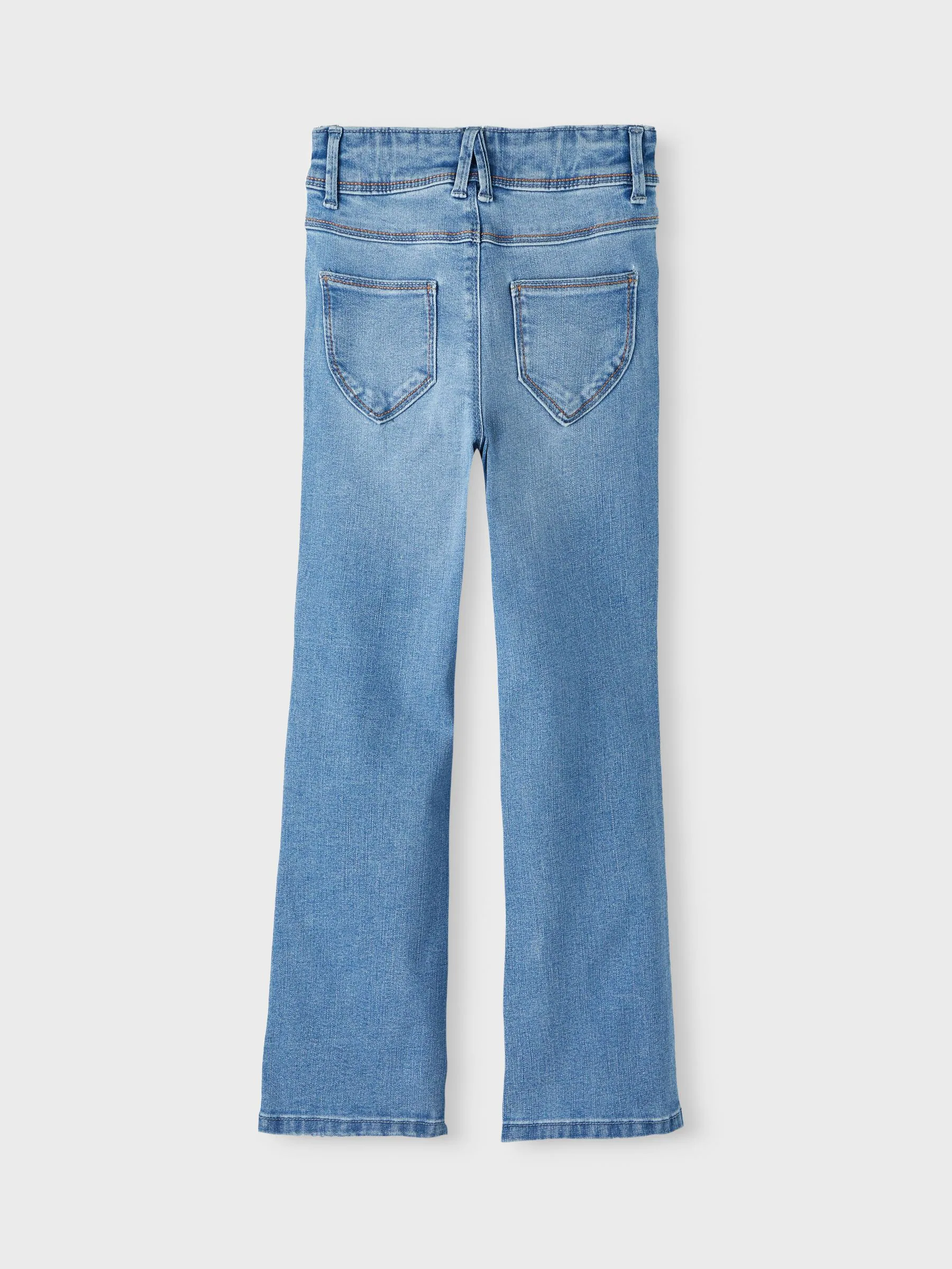 Blauw - Name It flare jeans met verstelbare taille voor meisjes