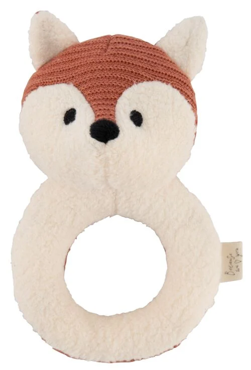 hochet bébé peluche renard