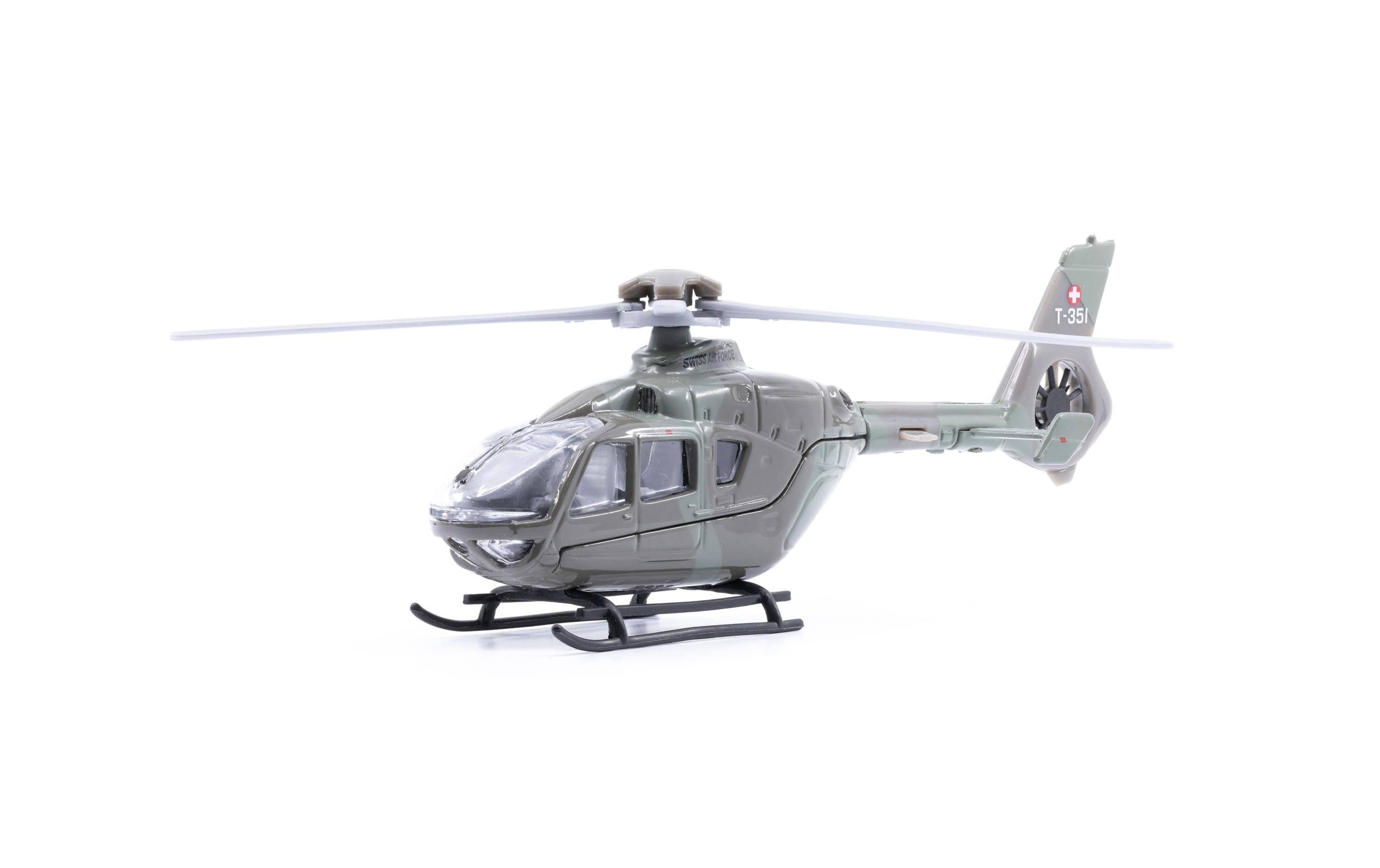 Toy EC-635 Swiss Air Force Heli 1:72Miniatur EC Helikoptermodell