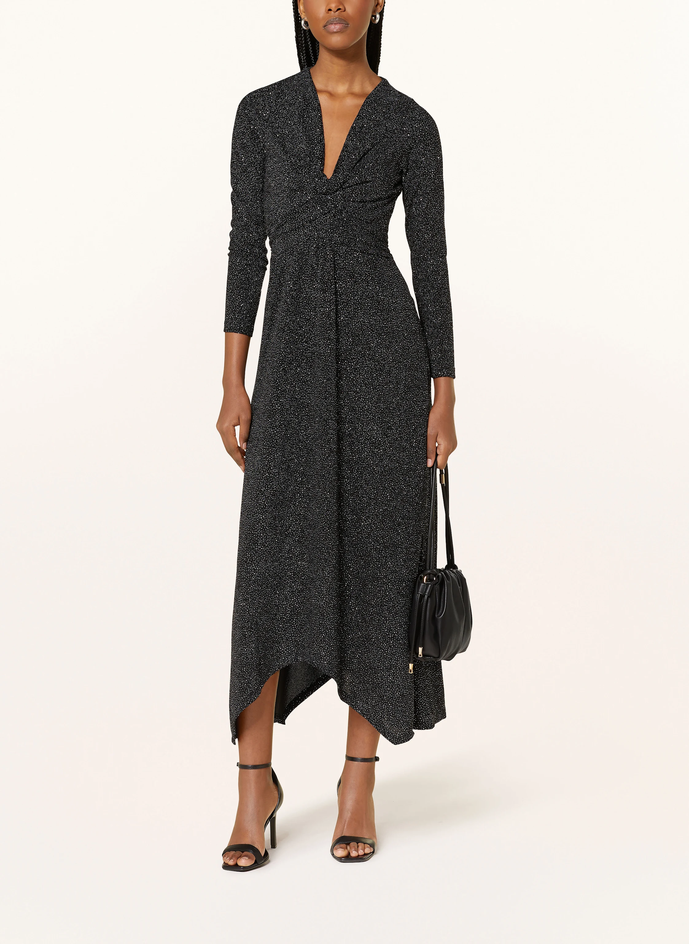 ba&sh Kleid BRADY mit Glitzergarn