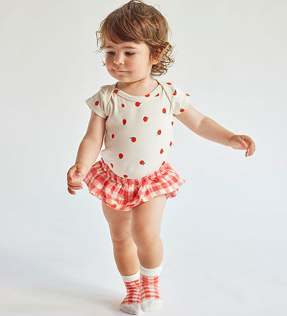 Bobo Choses Gave?ske - Body k/?/Bloomers/Strømper - Baby Tomato