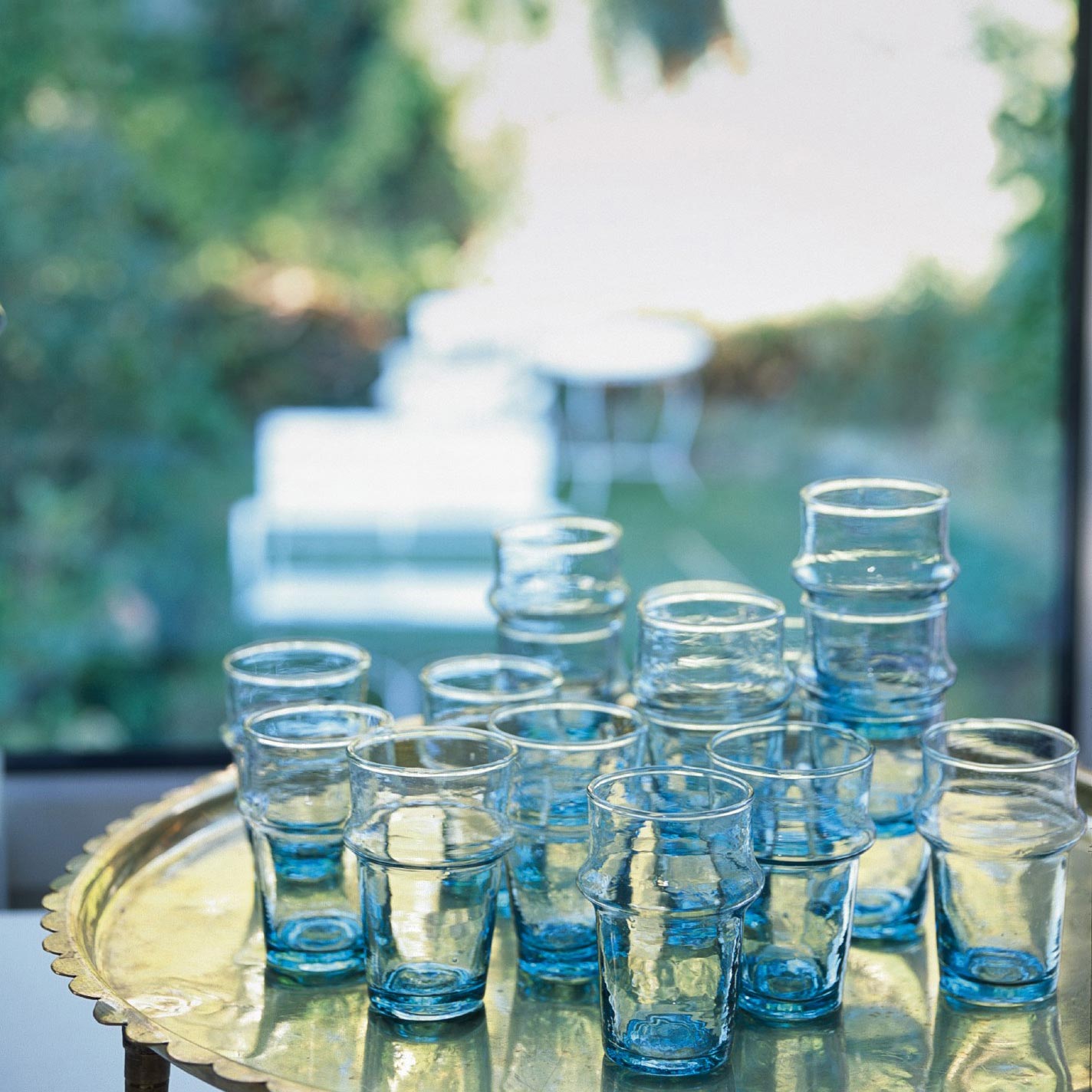 Teeglas, transparent, H 9,5 cm, Ø 5,5 cm zu 2,40