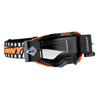 Masque cross Kenny PERFORMANCE - BLACK NEON ORANGE - LEVEL 4 - ROLL OFF 2024 - Noir / Orange