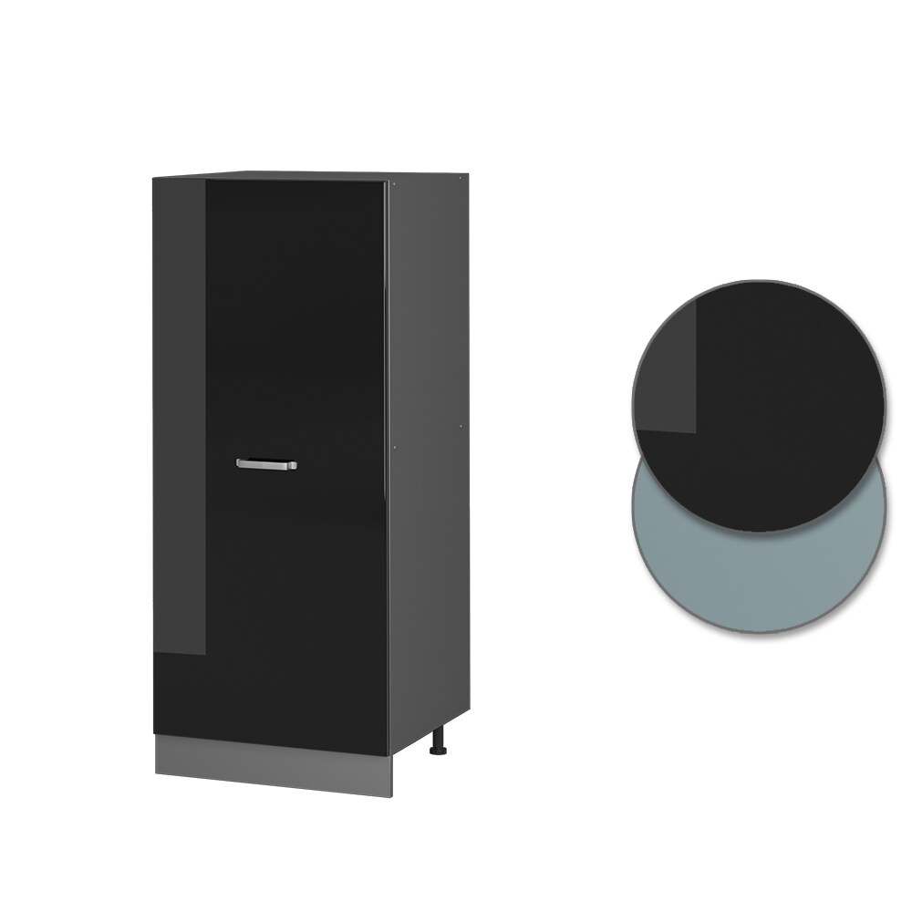 Vicco Vorratsschrank Küchenschrank R-Line Solid Anthrazit Schwarz 60 cm modern große Tür
