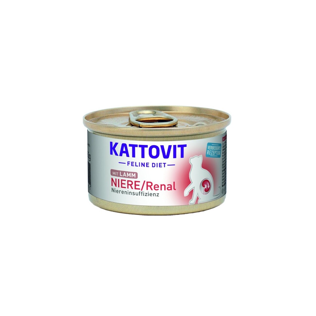 KATTOVIT Feline Diet Nassfutter Katze Niere/Renal Adult Lamm 12x85 g