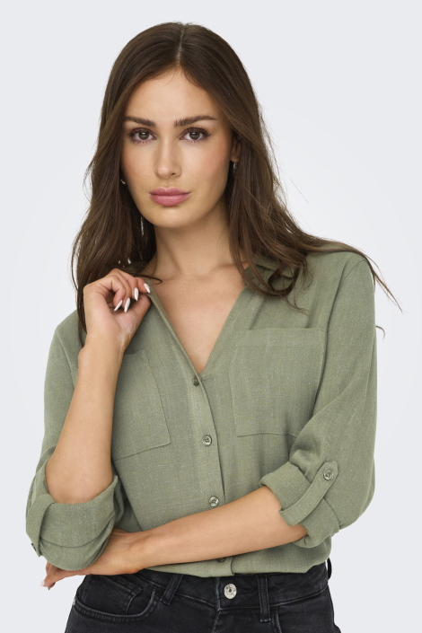 Only groene dames blouse
